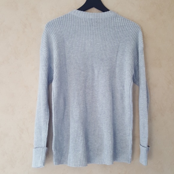 American Eagle light grey crew neck sweater - Picture 4 of 4